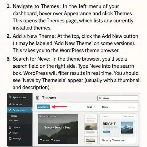 Neve Free theme