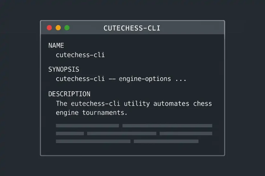 Command cutechess-cli