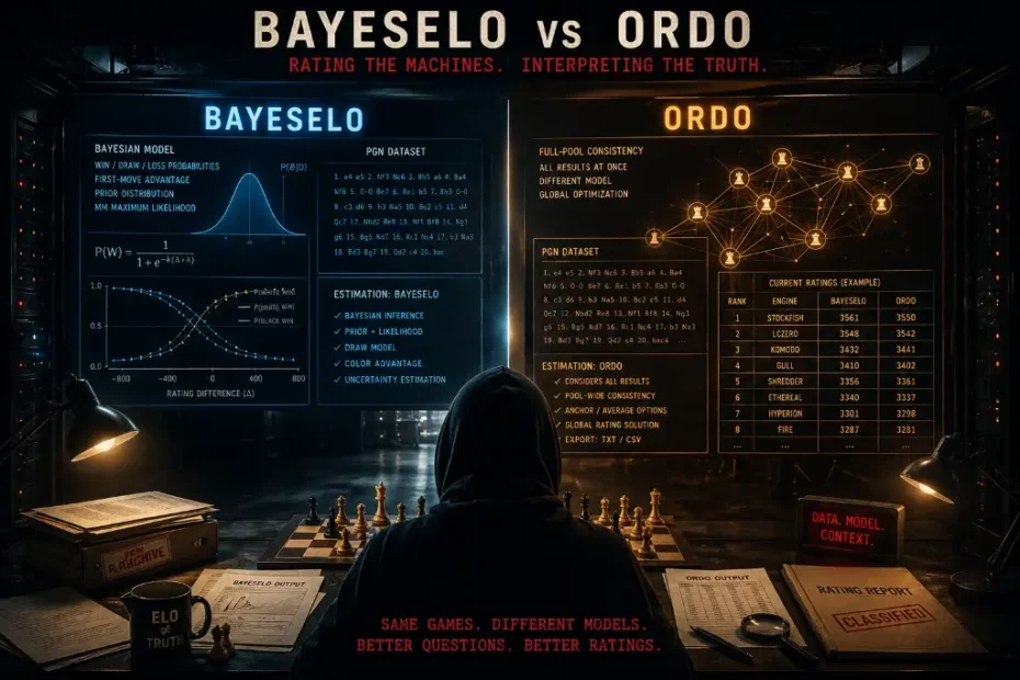 Bayeselo Ordo computer chess